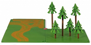 Игровой набор аксессуаров - Грунтовые дороги и леса (Siku, 5699k)